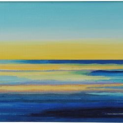 Golden HorizonAcrylic on Canvas,8 Inches X 24 Inches