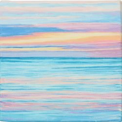 Pastel RipplesAcrylic on Canvas,6 Inches X 6 Inches